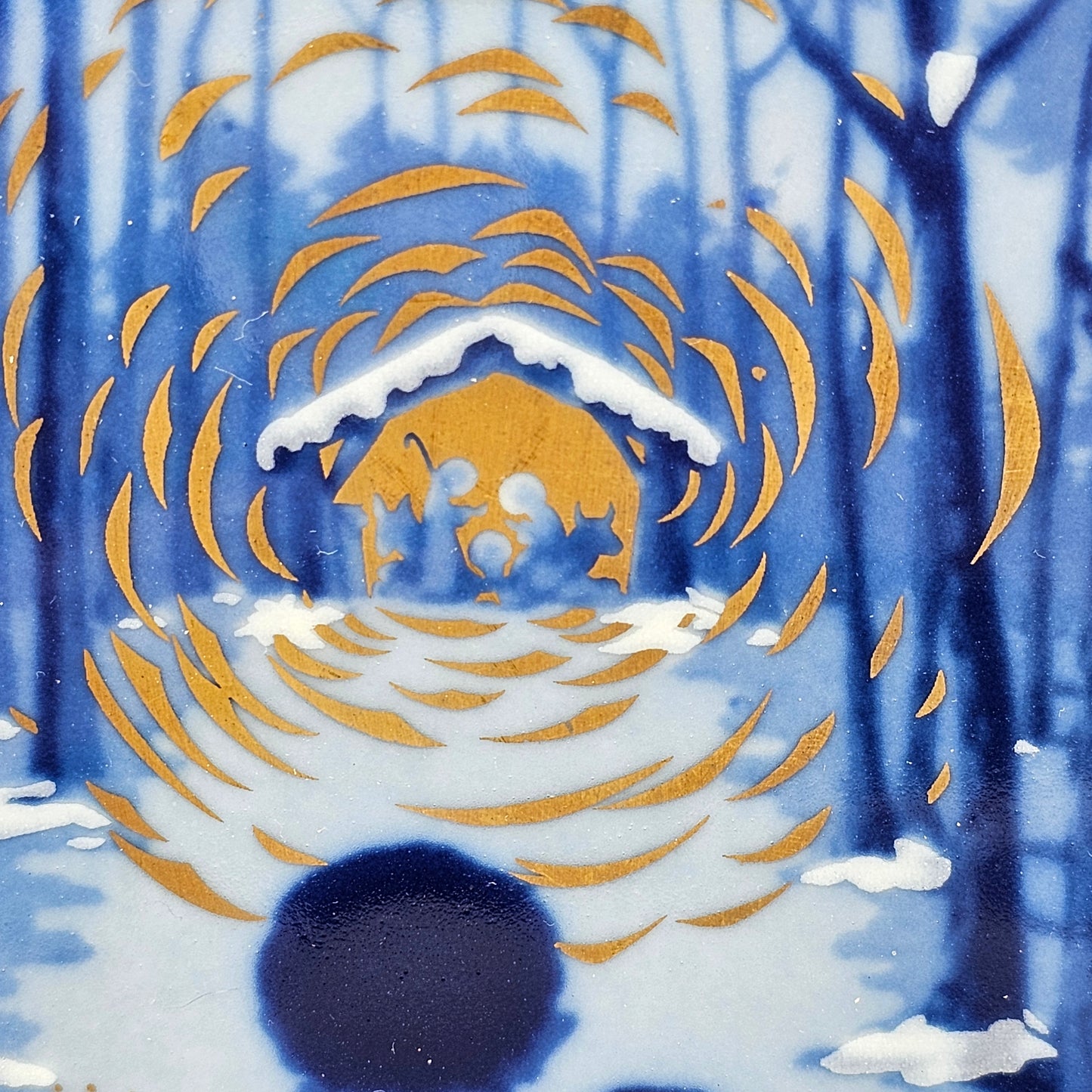 Santa Clara Porcelain Christmas Collector's plate 1972 - Made in Spain