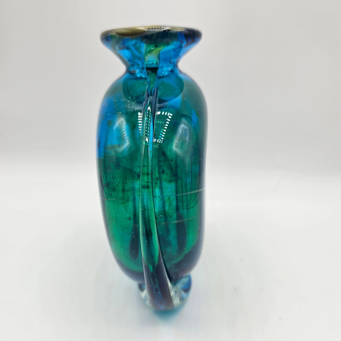 Vintage Mdina of Malta Art Glass Vase - Michael Mdina 1970's Medina