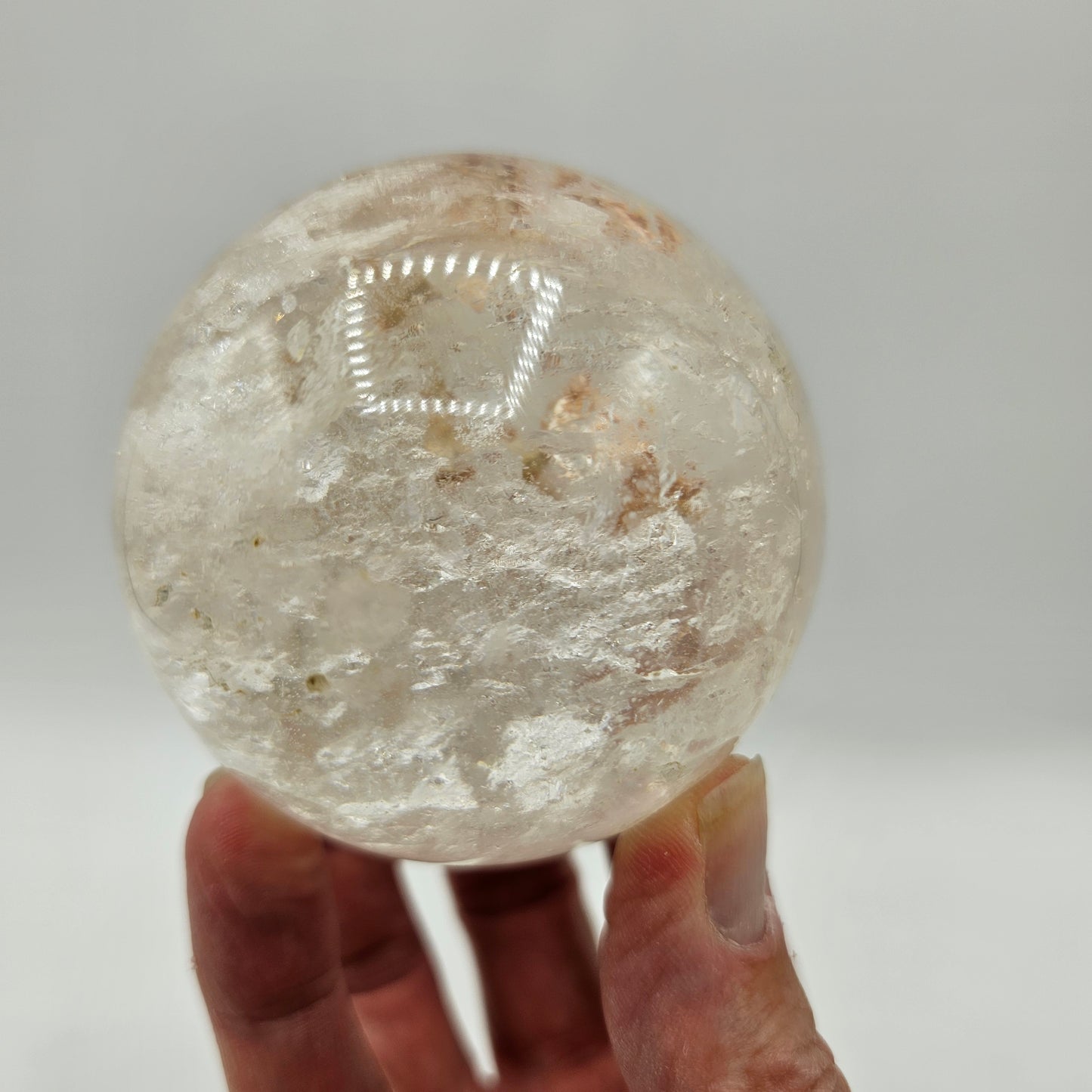 Garden Quartz (Lodolite) Orb or Sphere for Reiki Healing