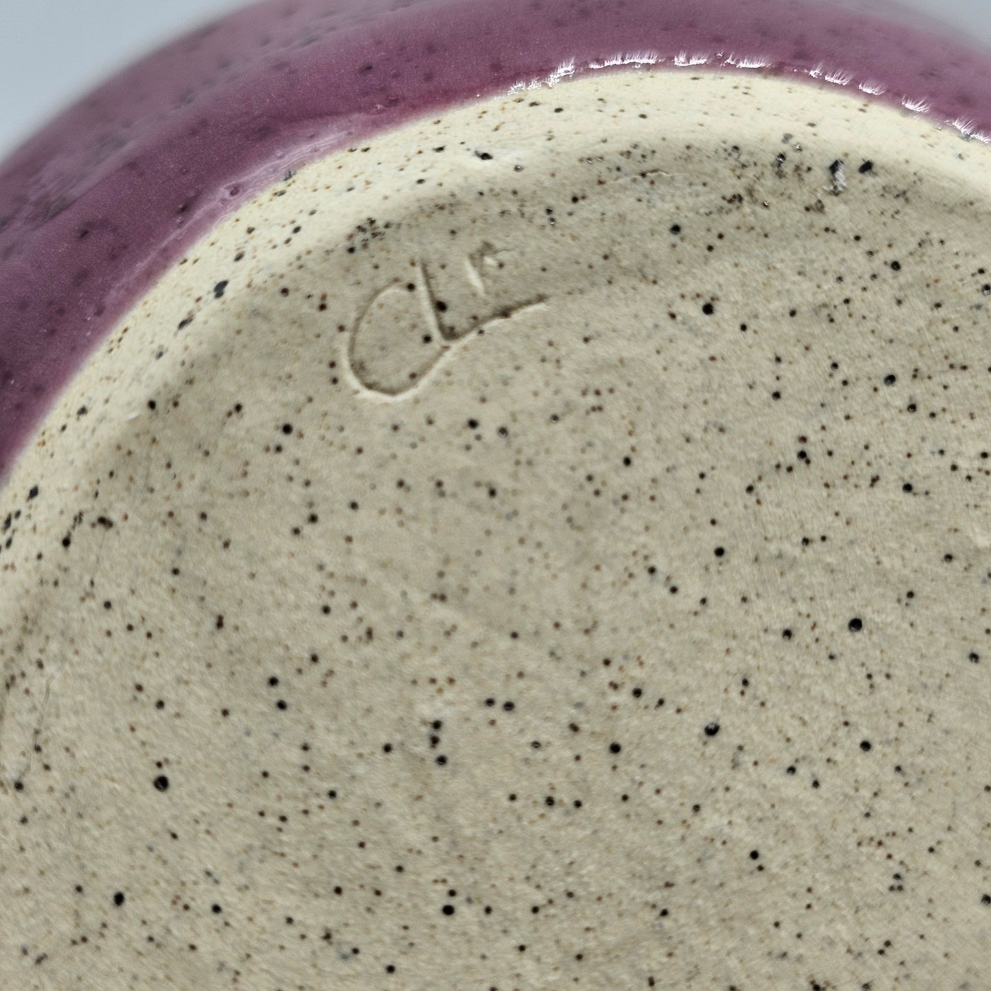 Artisan Made Pastel Colors Painted and Glazed Speckled Pitcher and Cup