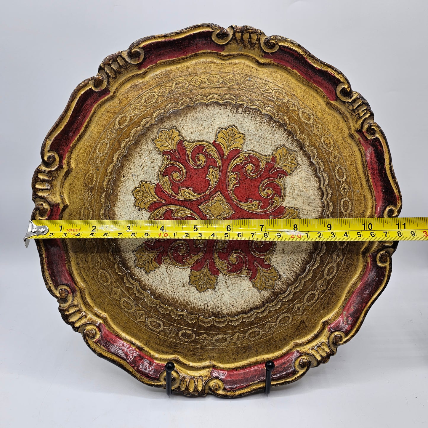 Vintage Italian Florentine Tidbit Serving Tray