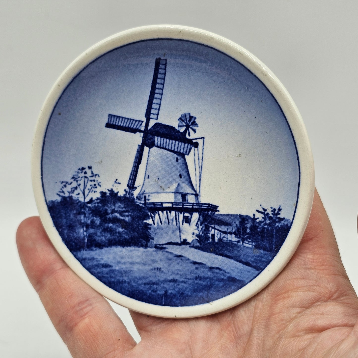Royal Copenhagen Decorative Mini Plate with Windmill