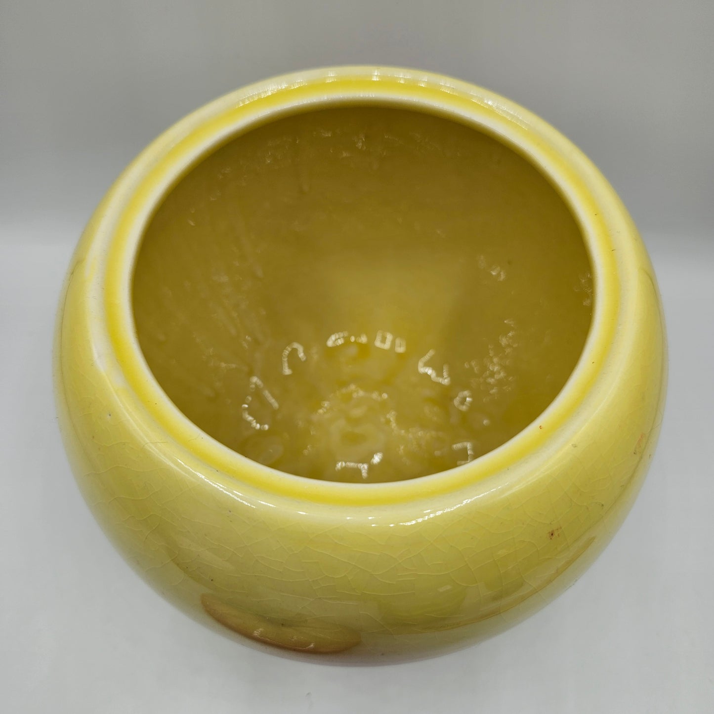 Vintage McCoy Blushing Apple Ceramic Lidded Cookie Jar