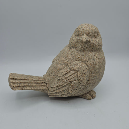 Stone Finish Chubby Robin - 5.5" tall - Made of Resin
