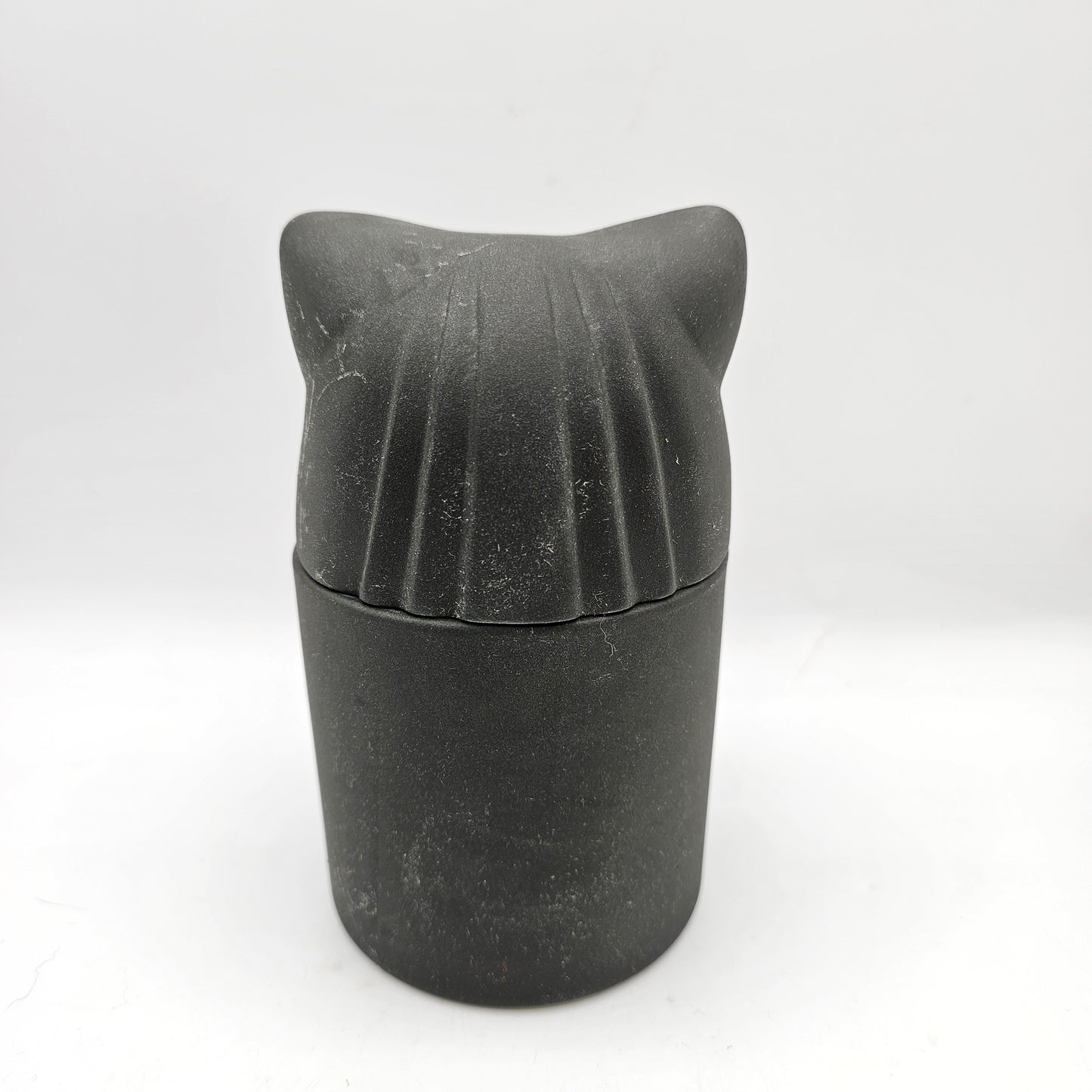 Giorgio Sant Angelo Fragrances Black Ceramic Cat Canister Aromatherapy / Trinkets