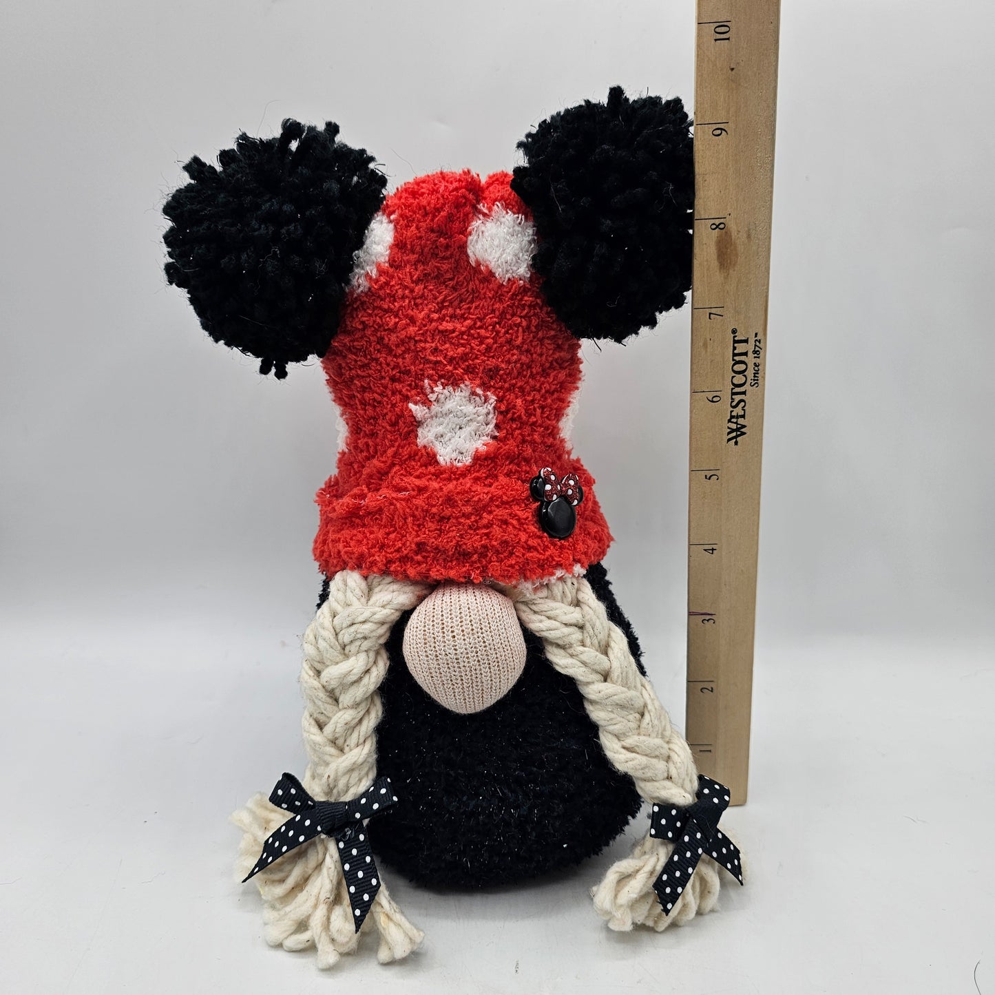 Minnie Mouse Gnome Beanbag Doorstop or Bookend