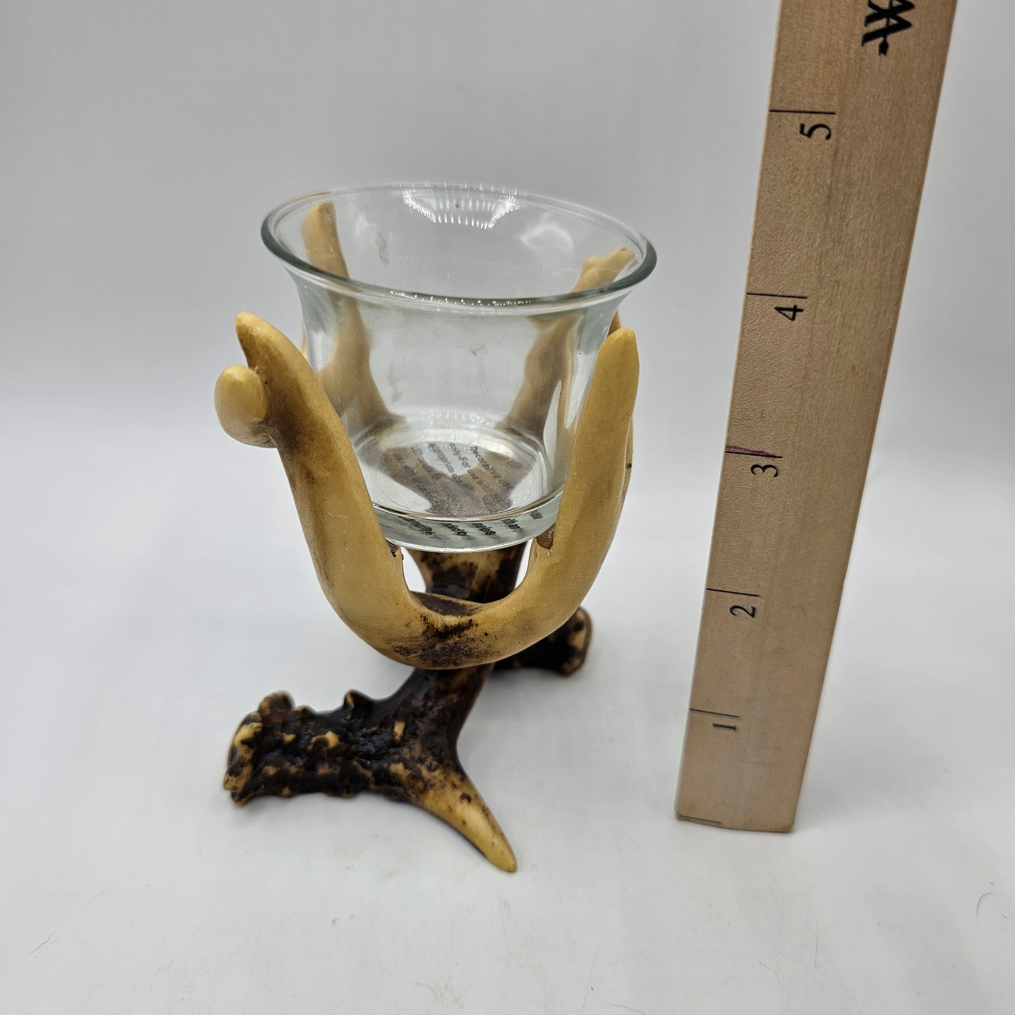Entwined Antlers Votive Flicker Candle Holders - Set of 3
