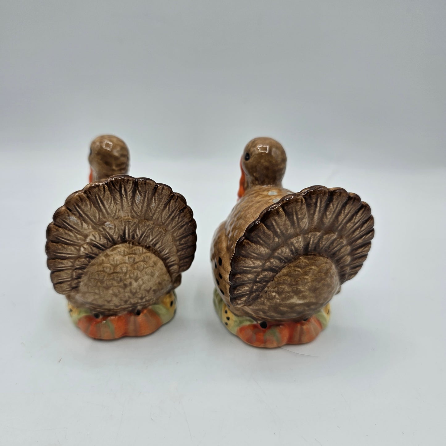 Ceramic Thanksgiving Turkey Salt and Pepper Shakers