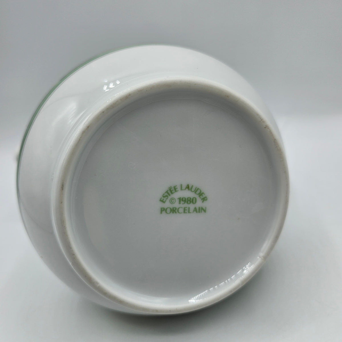 Estee Lauder 1980 Porcelain Creamer Pitcher Jug with Italian Countryside Design