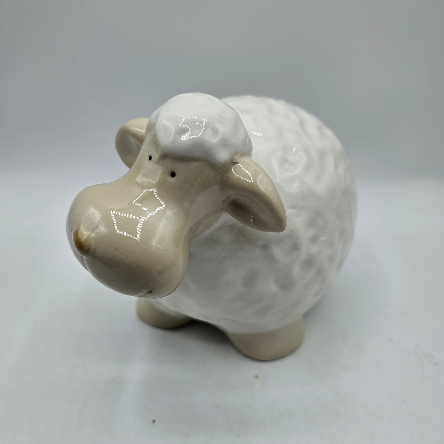 Ceramic Kitschy Lamb or Sheep Figurine