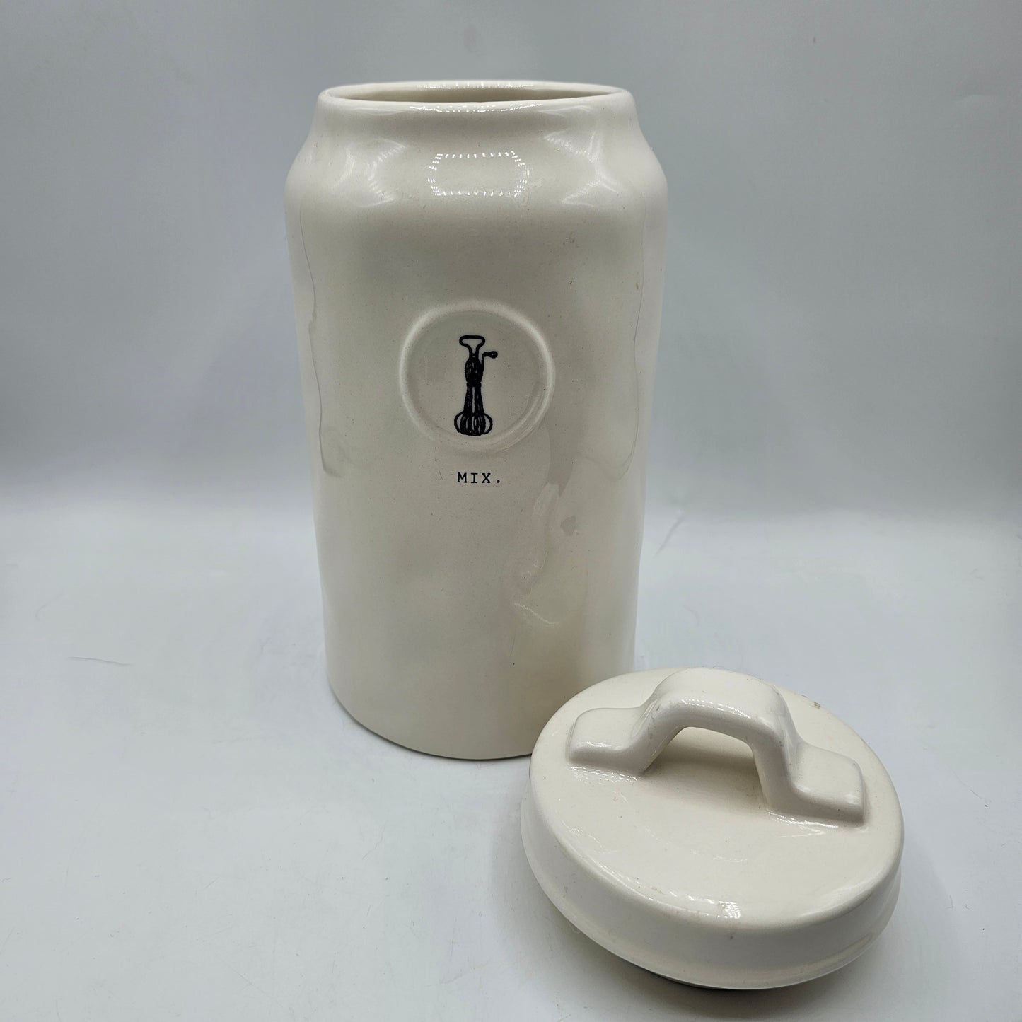 Rae Dunn MIX Dimpled Ceramic Lidded Canister