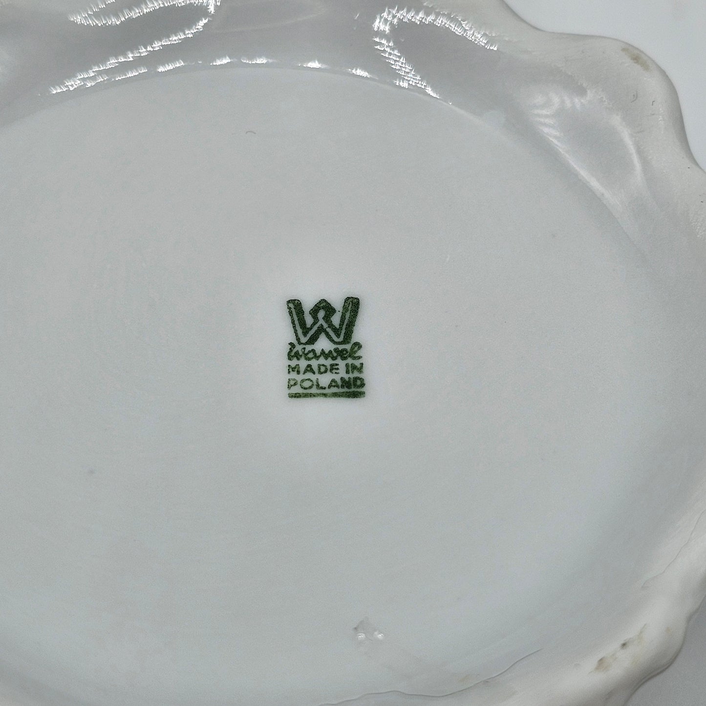 Vintage Wawel of Poland Covered Sugar Bowl with Holly Berry Design and Handles