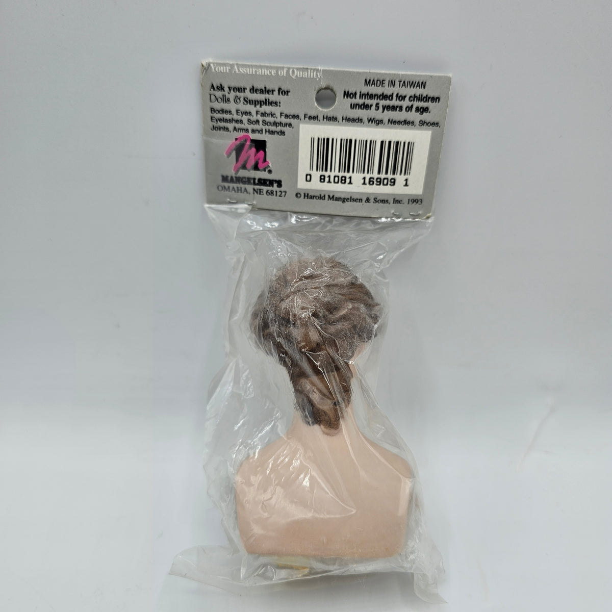 Porcelain Lady Head and Hands - Brunette